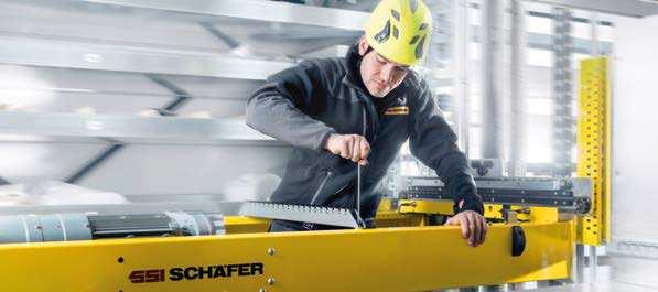 LIFE CYCLE MANAGEMENT LIFE CYCLE MANAGEMENT: SERVICE LIFE EXTENSION AND ENHANCED PERFORMANCE Better, faster, more eficient: Improved warehouse performance through modernization SSI SCHAEFER offers