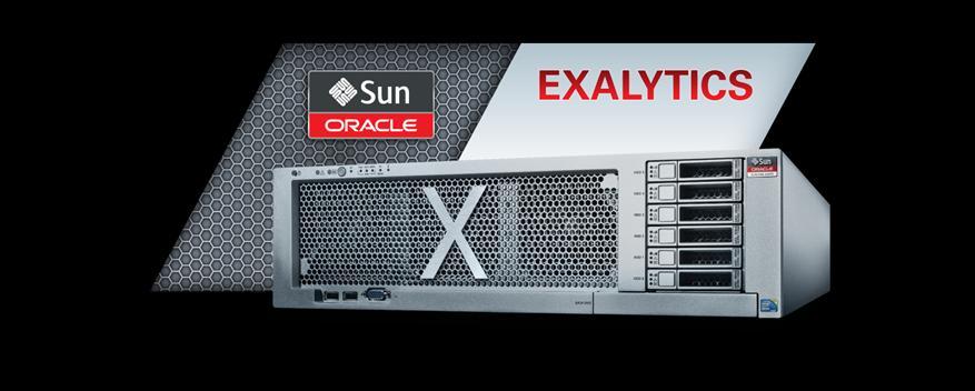 Figure: Oracle Exalytics In-Memory Machine Oracle Exalytics In-Memory Machine X3-4 Specifications The Oracle Exalytics In-Memory Machine hardware is a single server that is optimally configured for