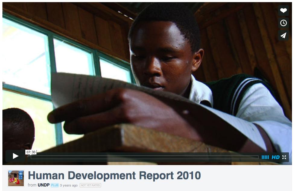 UNDP VIDEO: HDR 2010
