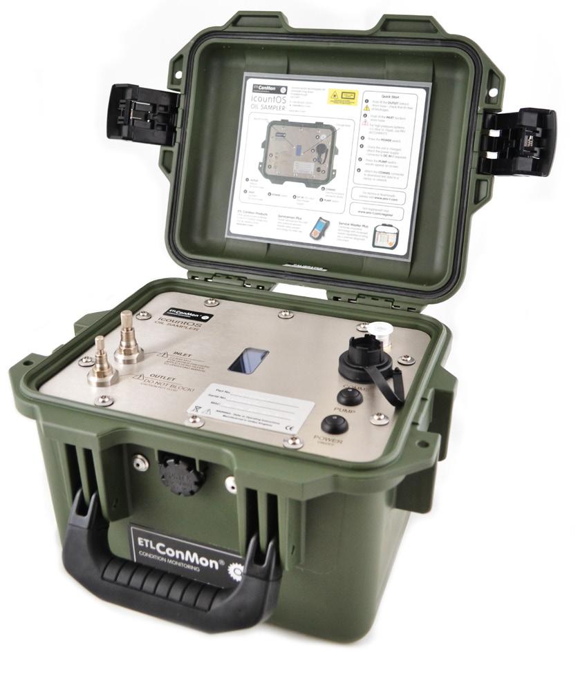 The ETL ConMon range includes portable particle counters, moisture sensors and oil sampling equipment to monitor and report the cleanliness and condition of oils and fuels.