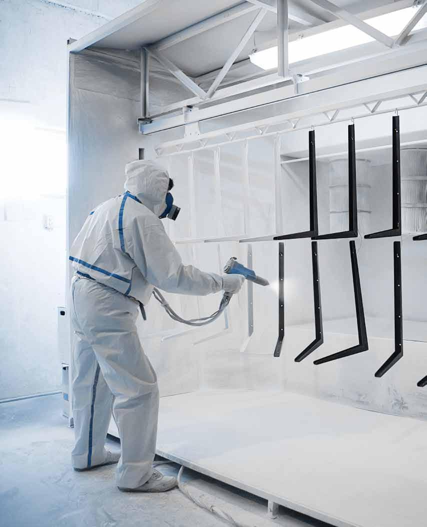 Powder coating The competitive market today requires manufacturers to make products that are not only durable, but also aesthetically pleasing.
