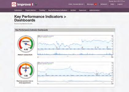 Features and Benefits Snapshot ImproveIt enables organizations to manage and track every aspect of their quality and performance improvement program, from project submission to project execution to