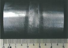 The higher gas flow rate caused a negative effect on the shielding of the root weld and hence significant pitting.