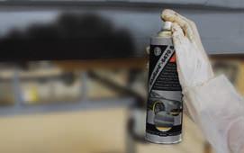 over painting with most commonly used paint systems Highly efficient