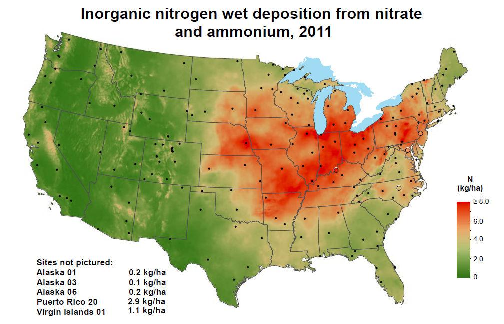 The Nitrogen Cycle Component Input to soil Loss from soil Atmospheric fixation & deposition Animal manures & biosolids Crop harvest Atmospheric Nitrogen Volatilization Industrial fixation (commercial