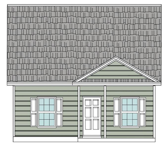 LITTLE PALM Front Elevation Heated Square Feet 1125 Porch Square Feet 41 Optional Storage 64 Rear