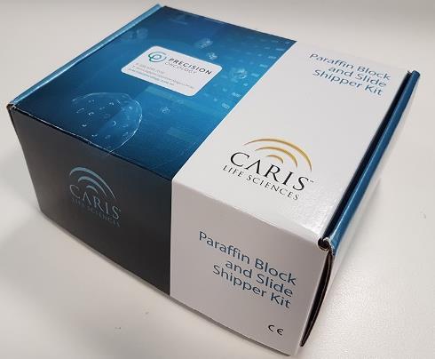 Caris Molecular Profiling Shipper Kit Instructions Preparing the Shipper Kit Step by Step procedure You need a Caris Paraffin Block and Slide Shipper Kit.