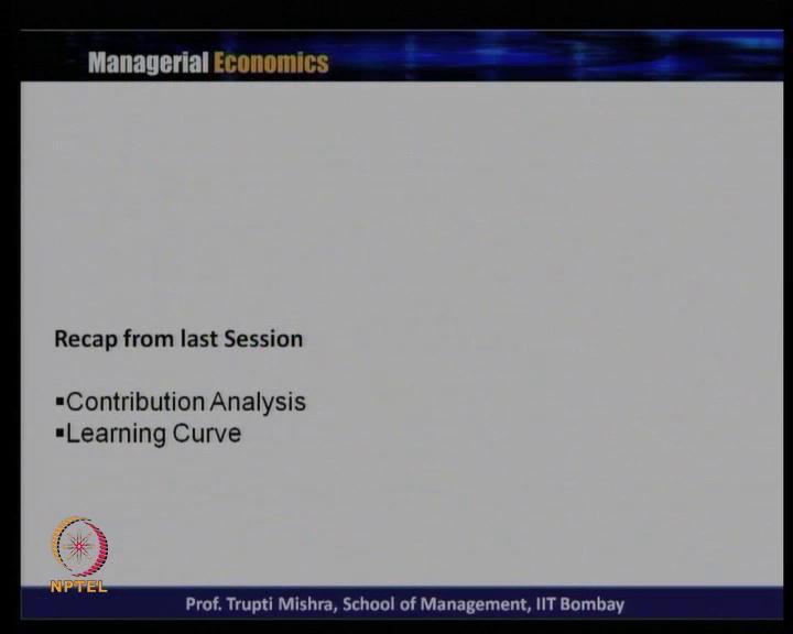 Managerial Economics Prof. Trupti Mishra S.J.