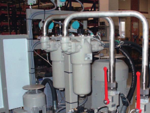 60 bar) Collapse, differential for the filter element (ISO ): series standard MPa (0 bar) serie H+ MPa (0 bar) APPLICATION EXAMPLE BYPASS VALVE Setting:
