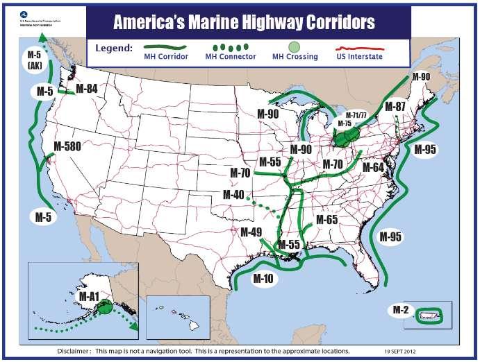 America s Marine Highway Program Two critical bills passed expanding the definition of the AMH program and providing for the continuance of