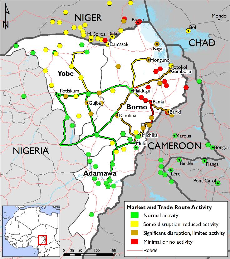 The key findings of the Regional Joint Market Assessment showed that: Overall, across Northwest, North-central, and Northeast markets the supplies of staple cereals, roots and tubers, cash crop