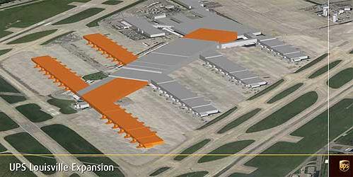 UPS Worldport Expansion Project $1 billion expansion project; increase sort capacity by 60% The facility will continue to feature the latest in technology and state-of-theart equipment.