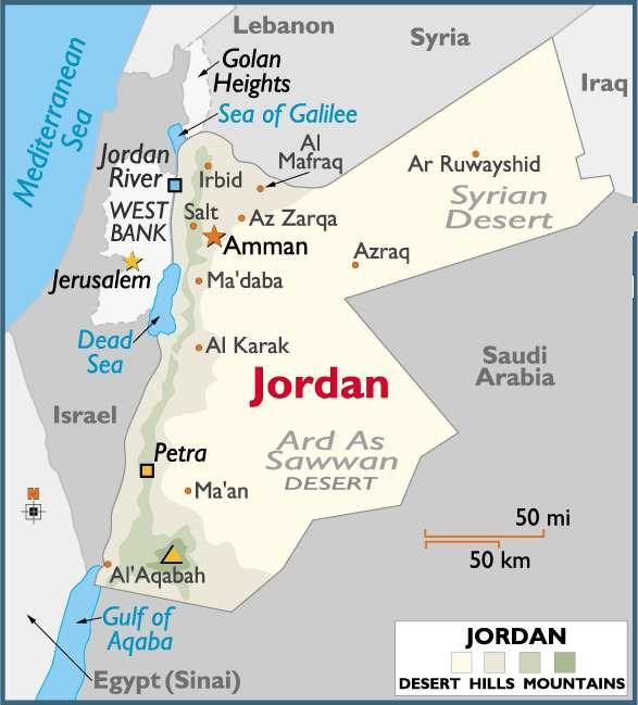 Jordan Overview Total area: 89 213 sq.