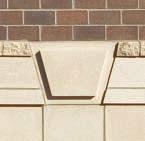 PRAIRIE stone is a high-density, water-resistant masonry product that can be used above grade, at