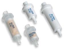 Alltech Maxi-Clean Cartridges Ion-Exchange Cartridges Eliminate matrix interferences before ion analysis Seven chemistries solve a variety of specific problems The most difficult part of many IC