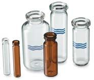 Crimp Top Vials and Storage Bottles Crimp Top Containers Provide Positive Seal and Serve as Ideal Storage Vessels Borosilicate glass containers Supplied without seals Serum bottles are made of