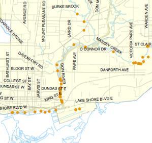 & 6 Storm Sewers Lower Don River: - 27 CSO & 19 Storm Sewers TOTAL: CSOs