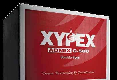 The Right Products Xypex Admix Advantages Permanent integral waterproofing Enhances