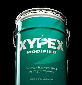 t contain VOCs Rehabilitation & Repair Xypex s coating systems and repair products