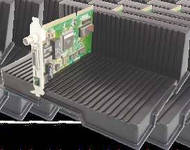 FIXED PCB CARRIERS - L TYPE It is a two side support PCB carrier of conductive or non conductive material for stronger