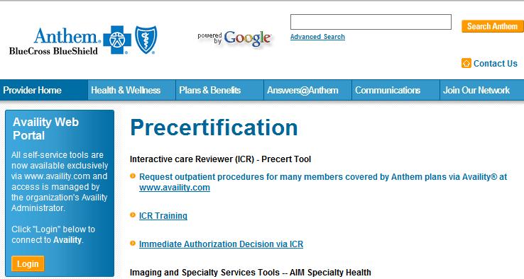 Interactive Care Reviewer (ICR) Currently available for Inpatient, Outpatient and Behavioral Health precertification requests for services not medically managed by AIM Specialty Health Immediate