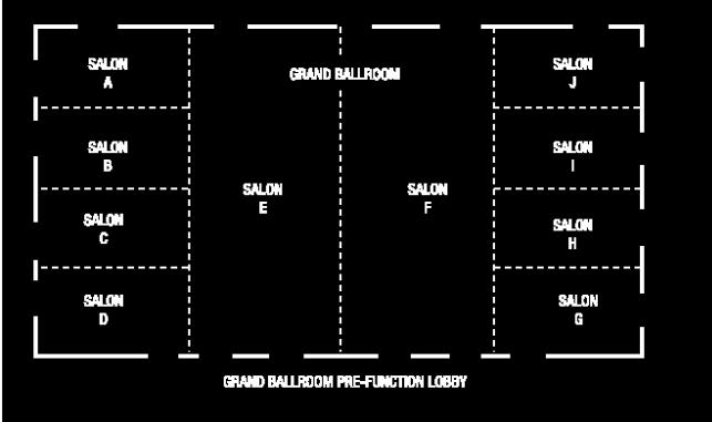 Manager notice: Exhibit hall layout