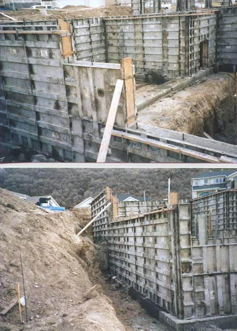 Concrete wall footing design Assume: Soil capacity Soft clay f = 2000 psf 2-story concrete Floor load (incl. walls) DL = 170 psf LL = 50 psf Roof load (incl.