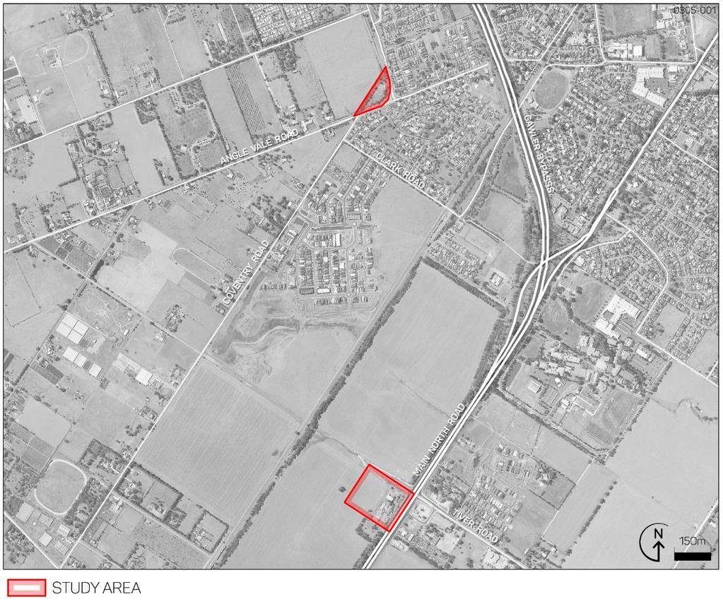 2. Scope of the Proposed DPA The site at 3283 Main North Road, Kudla (CT6108/58) and a small portion of the adjoining allotment (CT6108/56), and the former Country Fire Service Depot (CFS)