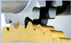 Figure N 2- Rolling operation of a chain sprocket Special profiles of gear teeth There are many gears with not straight lateral face; the figure N 3 shows some examples.