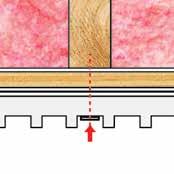 ) Top view: Vertibreak panels abutting each other (Figure 3.) (Figure 2.) Rainscreen channels alignment The rainscreen channels should only be oriented vertically.