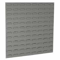 locator notches and slots Panels are manufacture from tough abs plastic Can fit 4 size 4 bins per panel or 9 size 5 bins PART BINS 42661011 300mm W x 300mm H FREE STANDING RACKS Strong and