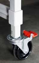bolts Easy to clean; shelf panels are dishwasher safe No rust guaranteed Optional castors available 910mm FRAME HEIGHTS 1800mm 1