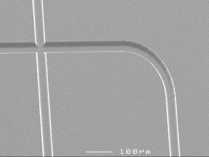 Microchannels- after etching & bonding