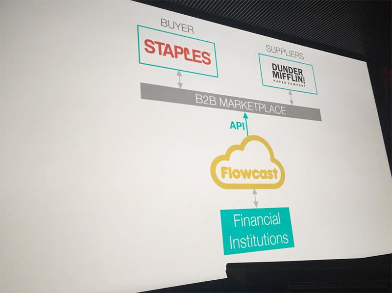 Flowcast presentation Source: Fung Global Retail & Technology Using data science and predictive analytics, Flowcast offers cashflow forecasting services to financial organizations.