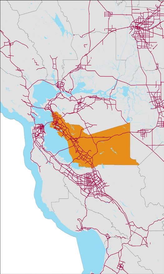 Alameda County and Arterials Geographic center of the Bay Area region Experiences most congestion in the region Arterials provide the opportunity for improving multimodal travel options better