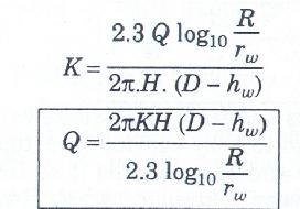 -Dupuit's Formula