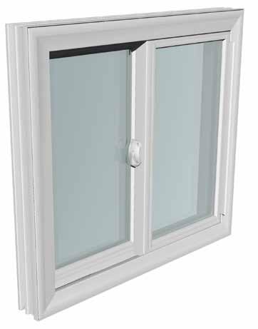 CRUSADER SLIDING WINDOWS Sliding Windows Sliding windows feature sashes that glide smoothly from side-to-side along grooves on the frame structure.