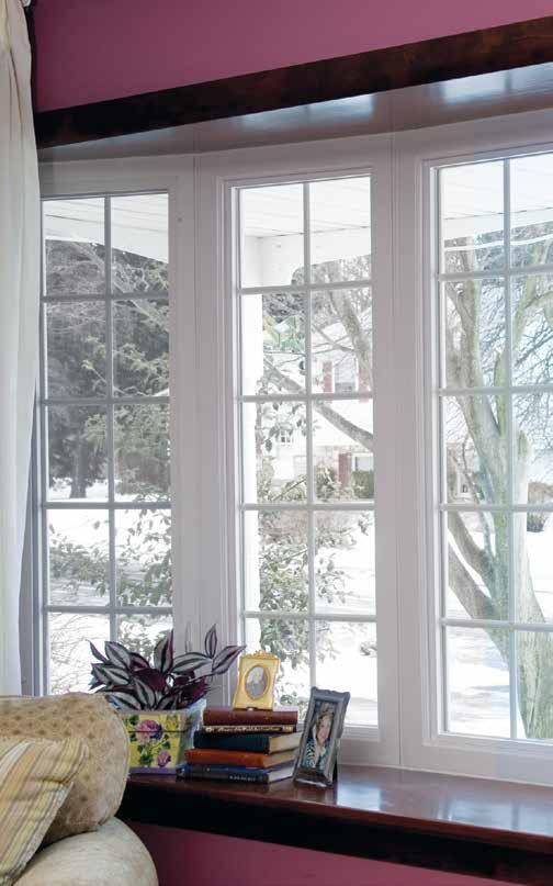 BAY AND BOW CAMELOT SERIES WINDOWS A stylish bay or bow window can add character, beauty and value to your home by expanding your view of the outdoors.