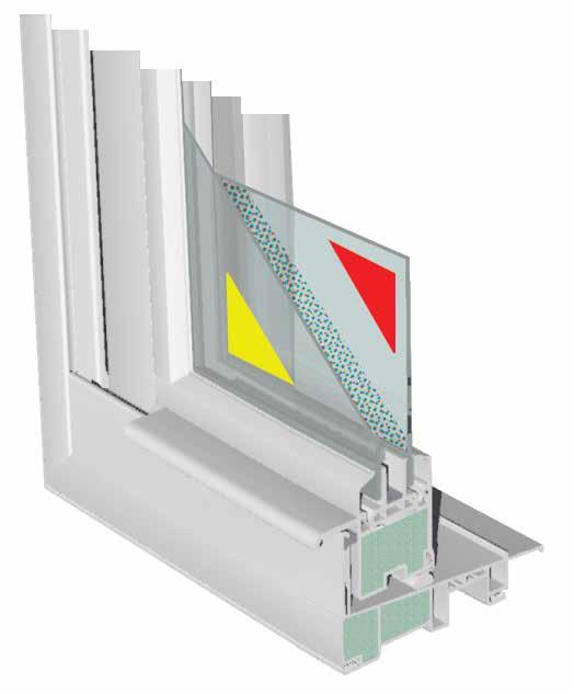 PERFORMANCE PACKAGES ENERGY EFFICIENCY OPTIONS Outside R-5 Ultra Performance Package Northeast Building Products R-5 Ultra Performance Package option delivers windows with an R-value of 5 (U-Factor