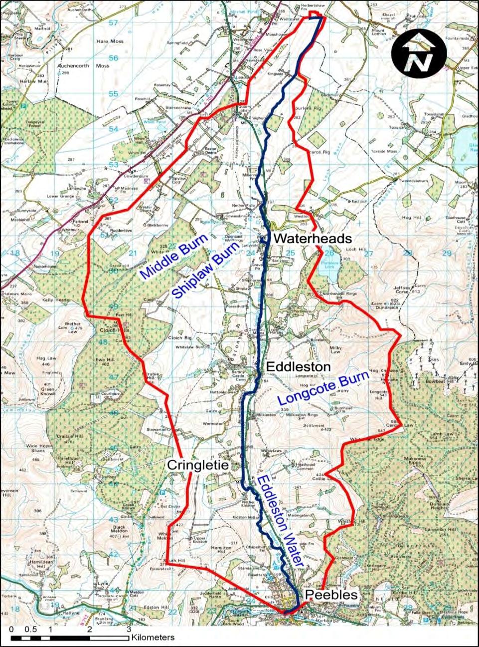 Eddleston Water historically suffered major changes Eddleston a typical Scottish catchment, with long history of agricultural land management Fractured greywackes mantled with highly variable covers