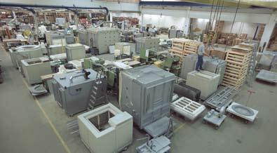 Short delivery times are ensured due to our complete inhouse production and our wide variety of standard furnaces.