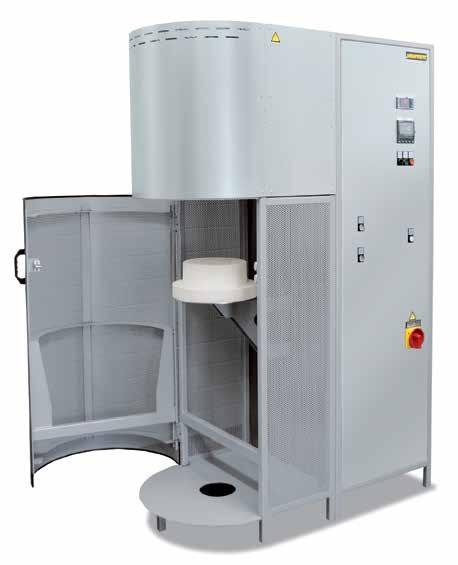 Electrically driven lift-bottom Saggar Tmax 1700 C High-quality molybdenum disilicide heating elements Furnace chamber lined with first-class,