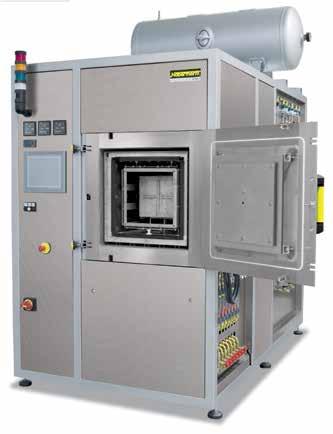 for hydrogen Monitored pre-pressures of all process gases Bypass for safe purging of furnace chamber with inert gas