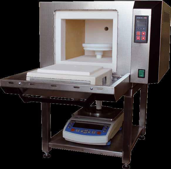 1200 C GRAVIMETRIC FURNACE LG Chamber furnace for measuring the weight loss of a charge The LG gravimetric furnace is a combination laboratory furnace, precision laboratory scale and