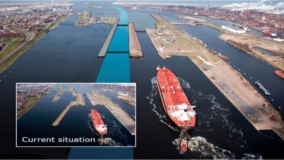 Types of maritime projects (1 of 2) Existing ports - rehabilitation/expansion of infrastructure Breakwater, access
