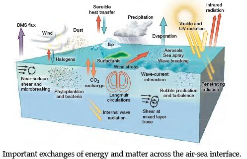 underground Melting of sea ice or icebergs Atmospheric heating of surface waters Important Exchanges of Energy & Matter across the AirSea Interface Jennifer Lentz