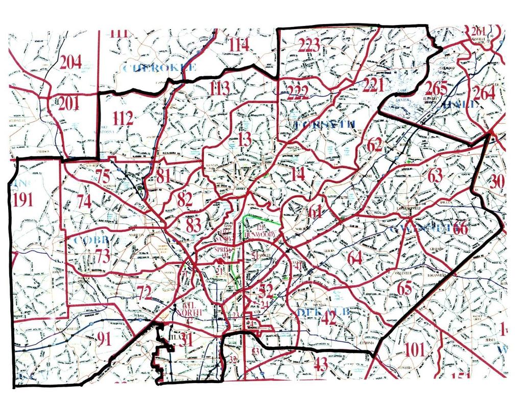 Metro Areas Included Cherokee Forsyth 36 FMLS Areas Douglas E.