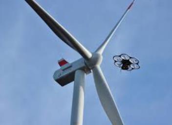 Drone inspection is a relative low cost inspection method and the turbine stopping time is relatively short at around 30 min.