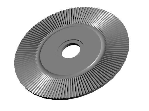 Machine Parameters Friction plate pattern The most common groove pattern used for spheronizer discs is the waffle-iron design, where the friction plate is like a chessboard of chopped-off pyramids.