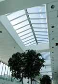 or hip ended skylights with optional lantern section Mono and dual pitched variants available : Up to 6m depending on option Direct or